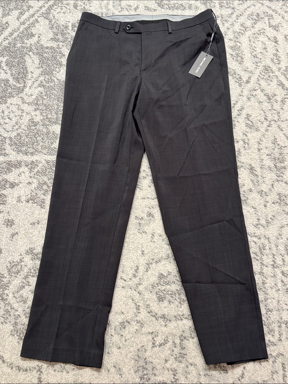 Michael Kors Men's Charcoal Grey Dress Pants